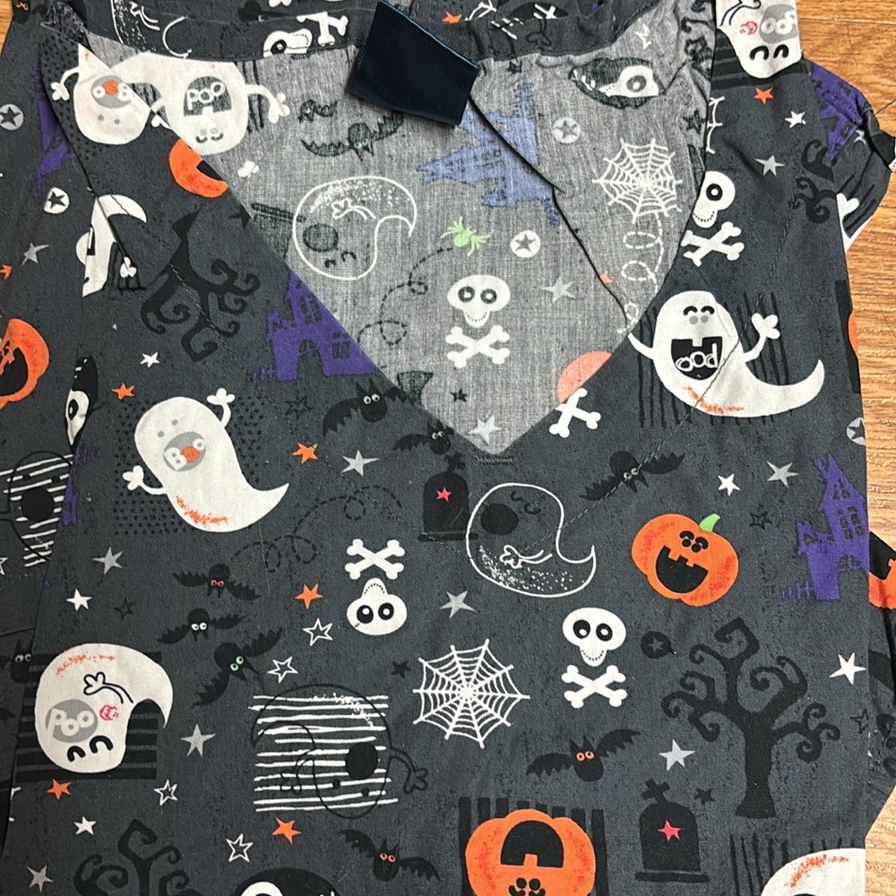 Peanuts Halloween Themed Women's Top - Purple - Picture 2 of 6